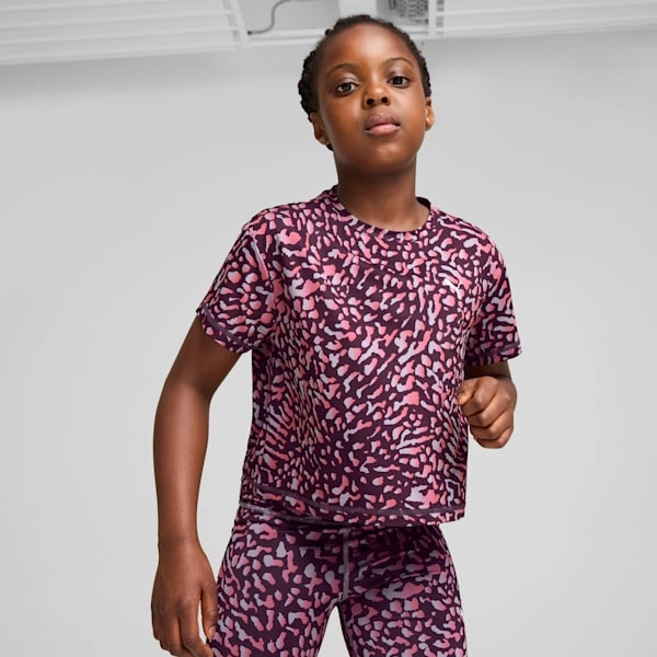 ¡PUMA Tren Favorito! Camiseta Corta para Niños Grandes: ¡Corre con Estilo y Comodidad!